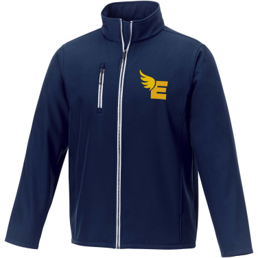 Logotrade Logogeschenke das Foto: Orion GRS-Softshelljacke für Herren aus recyceltem Material