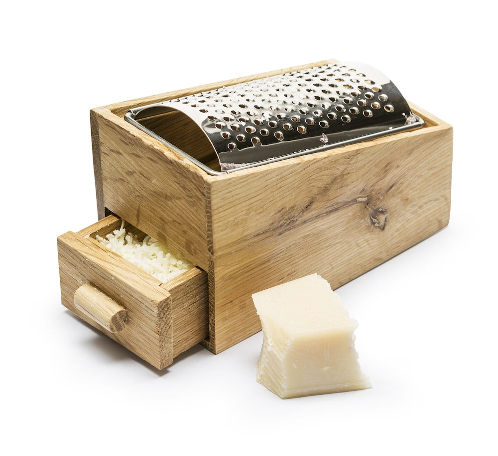 Logo trade promotional gifts picture of: Sagaform oak cheese grating box