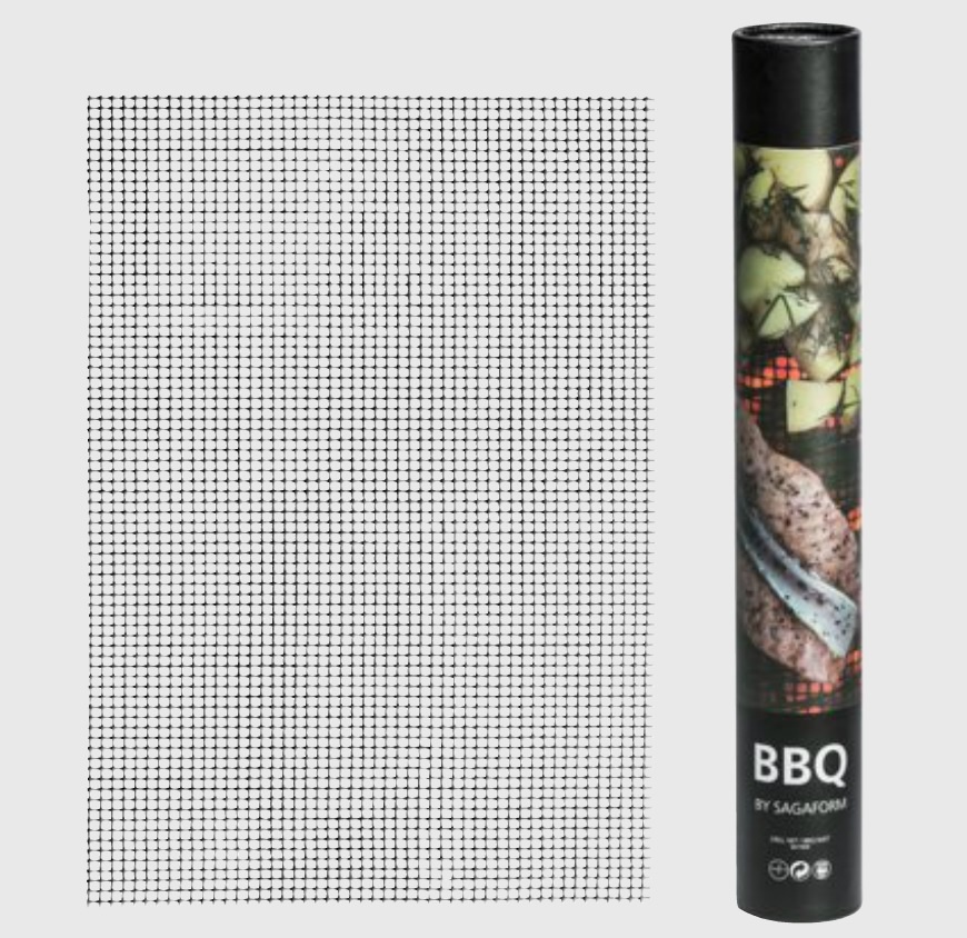 Logo trade promotional merchandise photo of: Sagaform BBQ grillmat, black