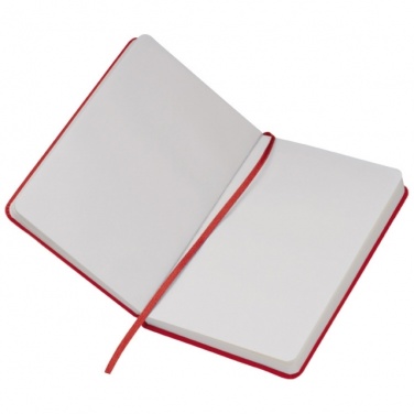 Logotrade promotional products photo of: Notebook A6 Lübeck, red