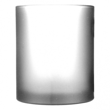 Logo trade promotional items image of: Glass coffee mug Geneva, transparent