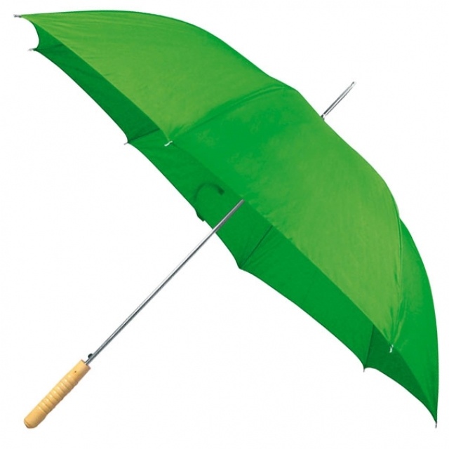 Logo trade corporate gift photo of: Automatic umbrella 'Le Mans'  color green