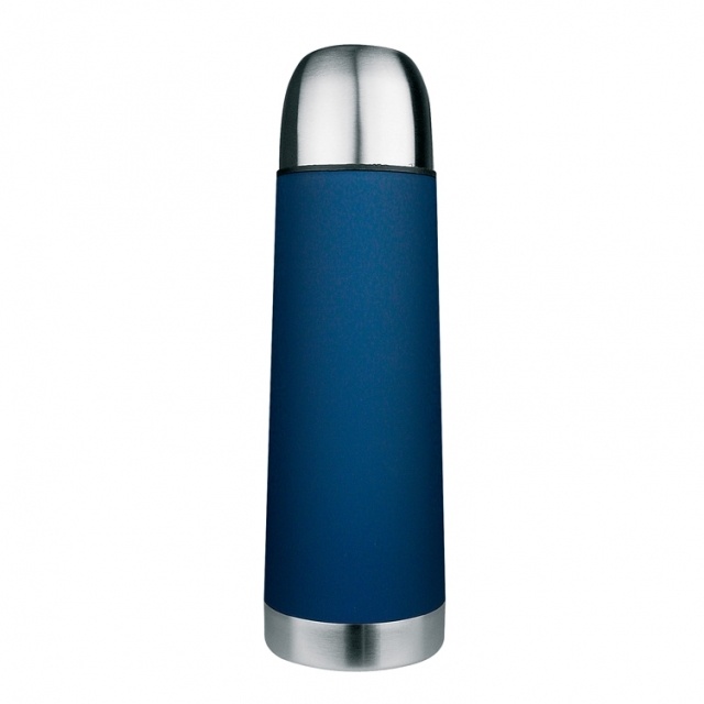 Logo trade promotional items picture of: Isolating flask ALBUQUERQUE  color blue