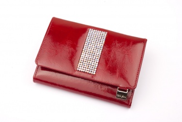 Logo trade promotional gifts picture of: Ladies wallet with Swarovski crystals CV 130