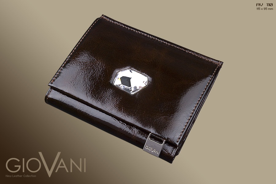 Logo trade promotional gift photo of: Ladies wallet with Swarovski crystal AV 110