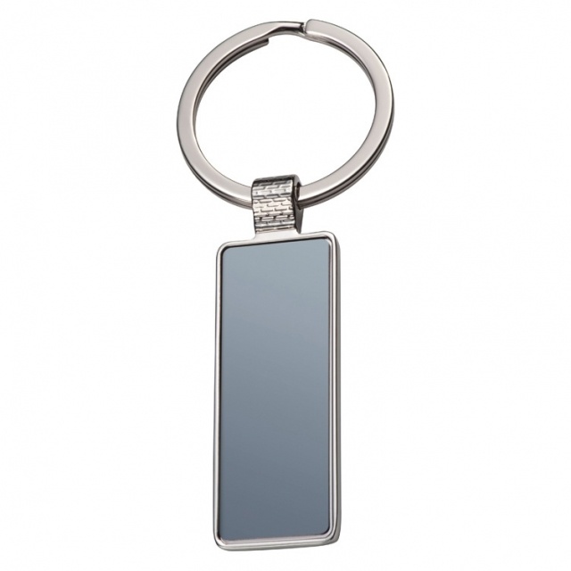 Logo trade advertising products picture of: Key ring 'Grand Haven'  color grey