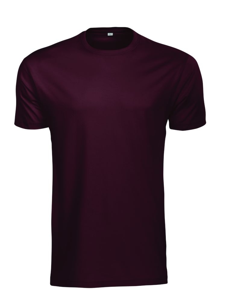 Logo trade promotional merchandise photo of: #4 T-shirt Rock T, burgundy