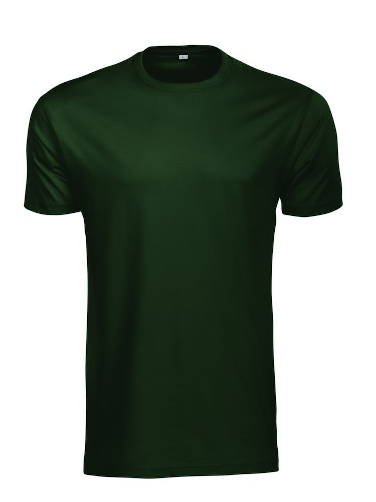Logo trade corporate gifts image of: T-shirt Rock T dark green