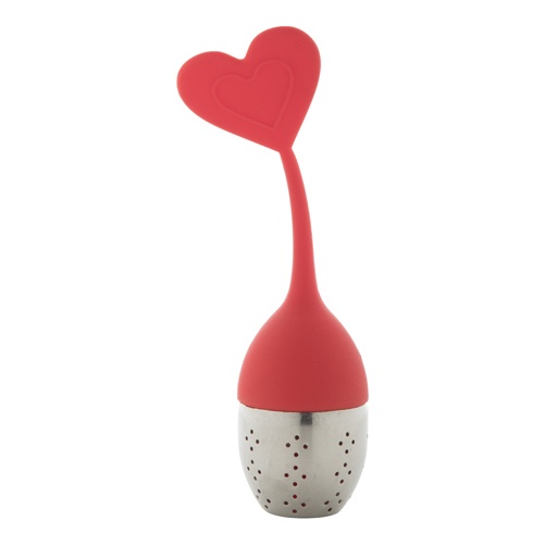 Logotrade promotional gift image of: Tea infuser Hearth, red
