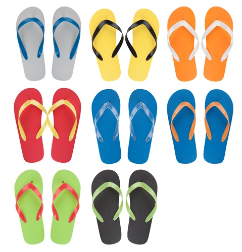 Logo trade advertising products picture of: Colourful beach slippers