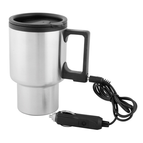 Logo trade promotional items picture of: heatable thermo mug AP807913 black