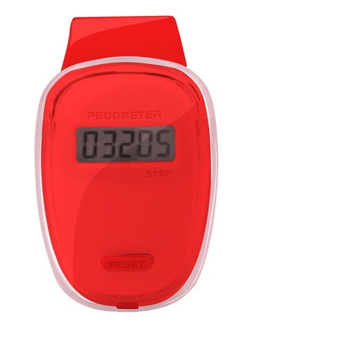 Logotrade corporate gift picture of: pedometer AP741989-05 red