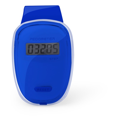 Logo trade promotional products image of: pedometer AP741989-06 blue