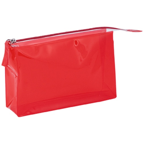 Logotrade promotional giveaway image of: cosmetic bag AP731731-05 red
