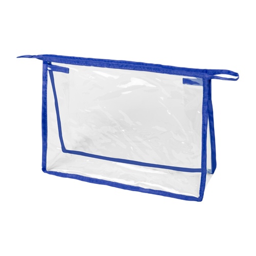 Logo trade corporate gift photo of: cosmetic bag AP741776-06 blue