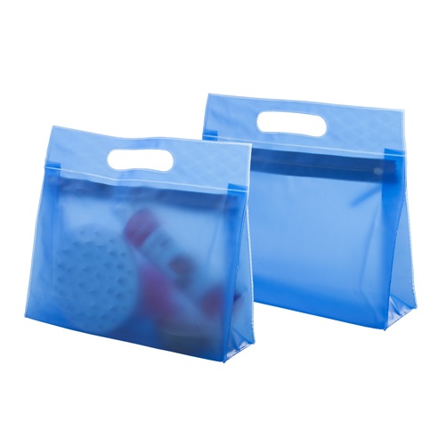 Logo trade promotional items image of: cosmetic bag AP791100-06 blue