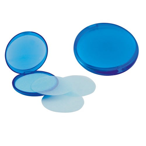 Logo trade promotional products image of: soap slices with holder AP731490-06 blue