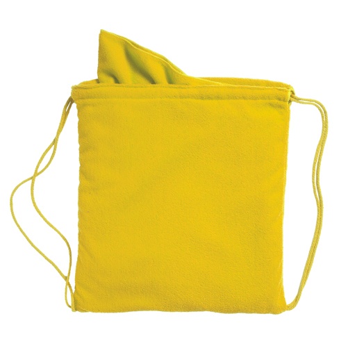 Logotrade promotional item picture of: towel bag AP741546-02 yellow