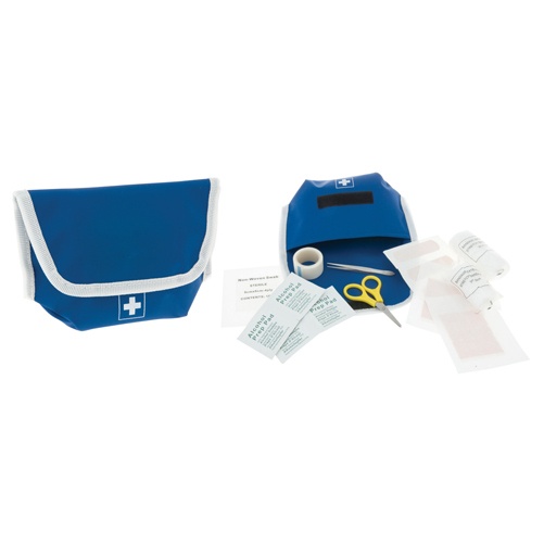 Logotrade business gift image of: first aid kit AP761360-06A blue