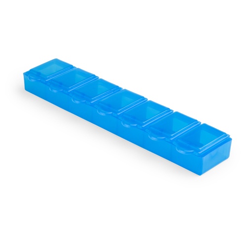 Logotrade promotional item picture of: pillbox AP781016-06 blue