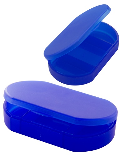 Logotrade promotional merchandise picture of: pillbox AP731911-06 dark blue
