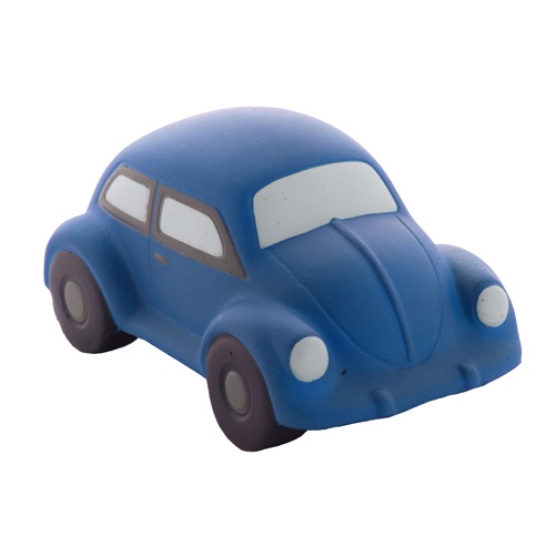 Logo trade promotional merchandise image of: antistress ball blue car