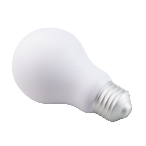 Logotrade promotional merchandise photo of: antistress light bulb AP741188 valge