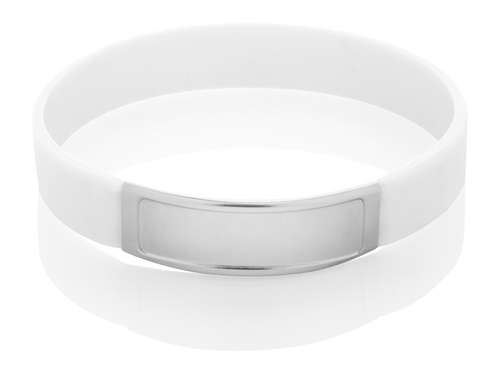 Logotrade promotional product image of: Wristband AP809393-01, valge