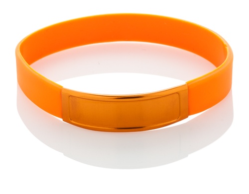 Logotrade corporate gift image of: Wristband AP809393-03, orange