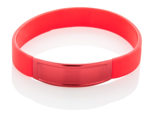 Logo trade promotional products picture of: Wristband AP809393-05, red