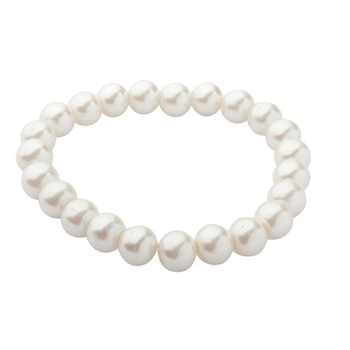 Logotrade advertising products photo of: Bracelet with pearls AP791467-01, valge