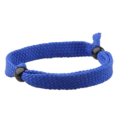 Logotrade promotional item image of: Textile bracelet, blue