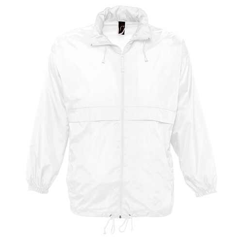 Logo trade promotional merchandise image of: unisex jacket, white