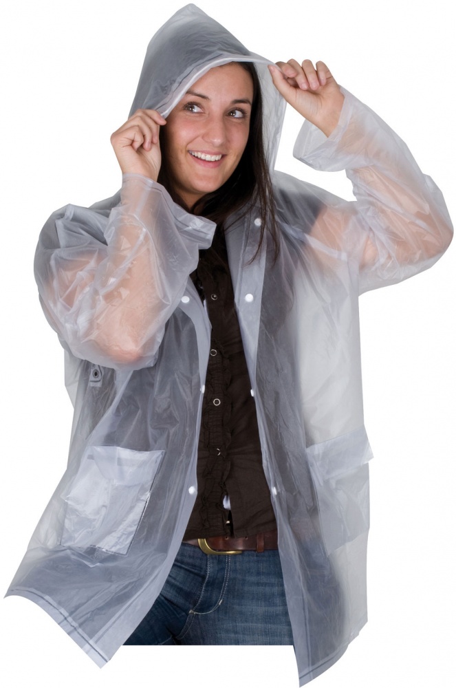 Logotrade advertising products photo of: Raincoat, transparent