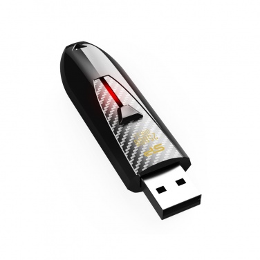 Logotrade promotional gifts photo of: Pendrive Silicon Power Blaze B25, black