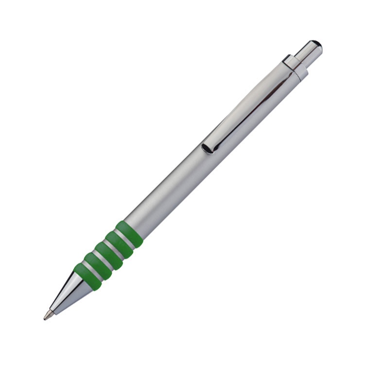 Logotrade advertising product picture of: Metal ball pen OLIVET, green