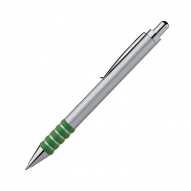 Logo trade business gift photo of: Metal ball pen OLIVET, green