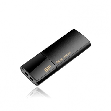 Logo trade promotional products image of: Pendrive Silicon Power 3.0 Blaze B05, black