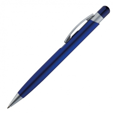 Logo trade promotional items picture of: Ball pen 'erding' blue, Blue