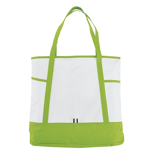 Logo trade promotional merchandise photo of: P-600D multipurpose bag, light green