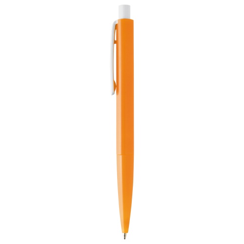 Logotrade promotional gift image of: Plastic ball pen FARO, orange
