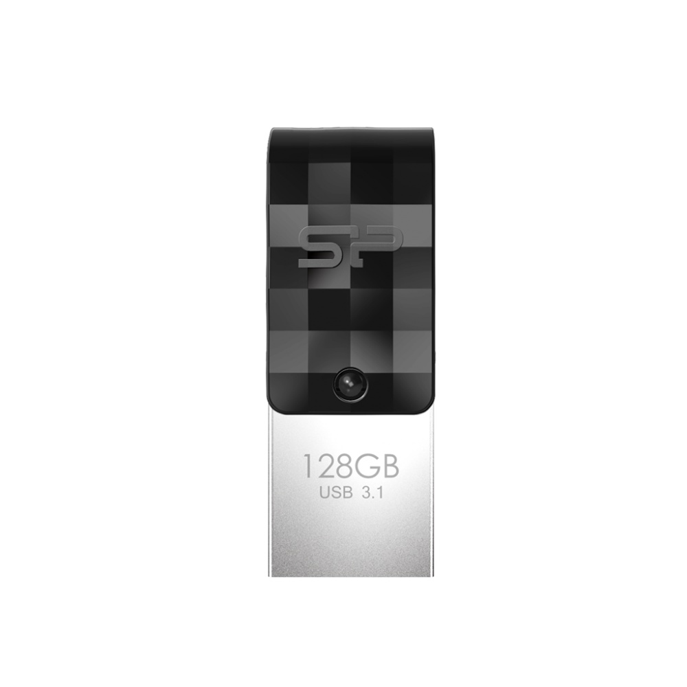 Logotrade promotional gift image of: Pendrive Silicon Power Mobile C31 128GB, black