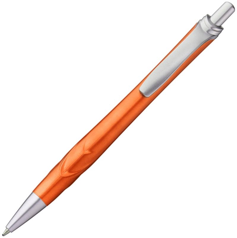 Logotrade advertising product image of: Plastic ball pen 'ans', orange