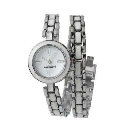 Logotrade advertising product image of: Watch Pompadour Blanc