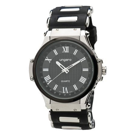 Logo trade business gift photo of: Watch Angelo classic, black