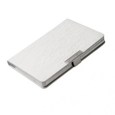 Logo trade promotional giveaway photo of: Note pad A6 Névé, white