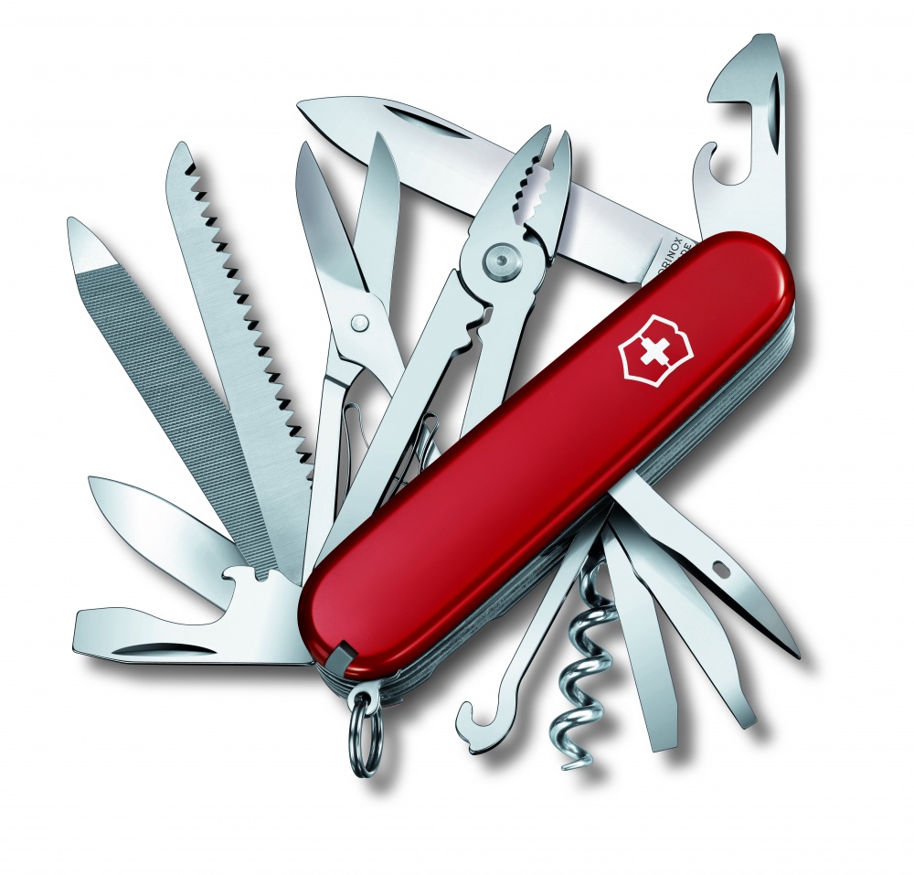 Logo trade advertising products image of: Handyman multitool, red