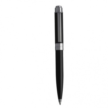 Logo trade promotional giveaways image of: Ballpoint pen Scribal Black
