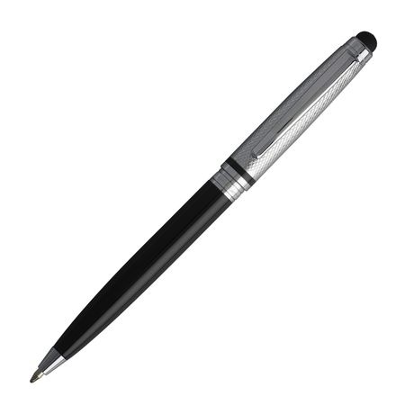 Logo trade corporate gifts picture of: Ballpoint pen Treillis pad, grey