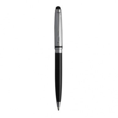 Logo trade advertising products picture of: Ballpoint pen Treillis pad, grey